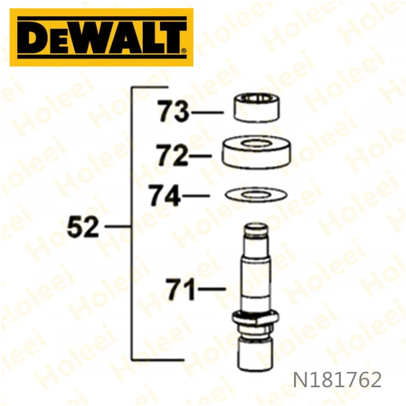 SPINDLE SA FOR DEWALT DWE8100S DWE8100T DWE8101S DWE8101T DWE8200P DWE8200PL DWE8200S DWE8200T N181762