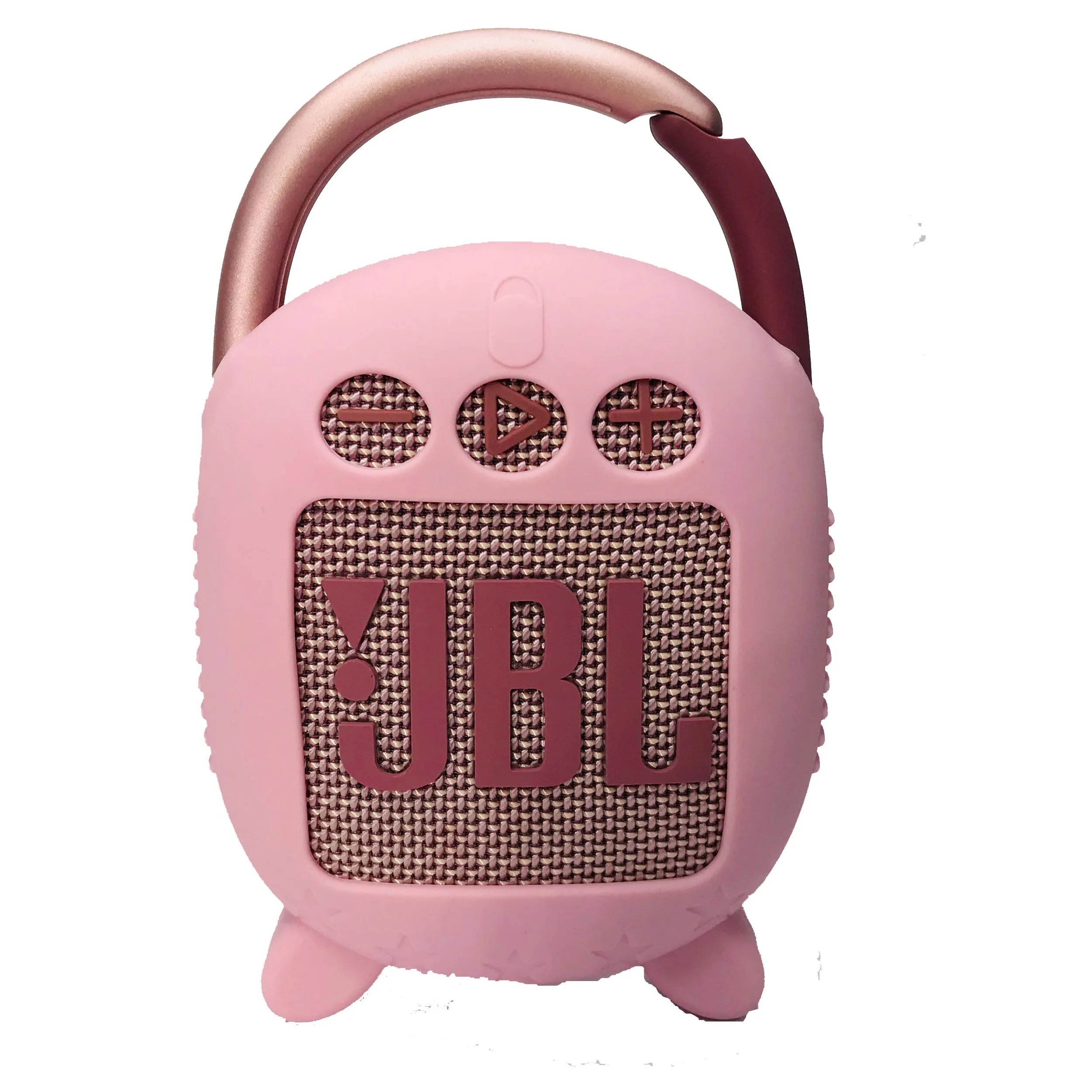 TICOSAN siliconen hoes beschermende draagtas voor JBL Clip 4-draagbare Bluetooth-luidspreker Kan opstaan en liggen