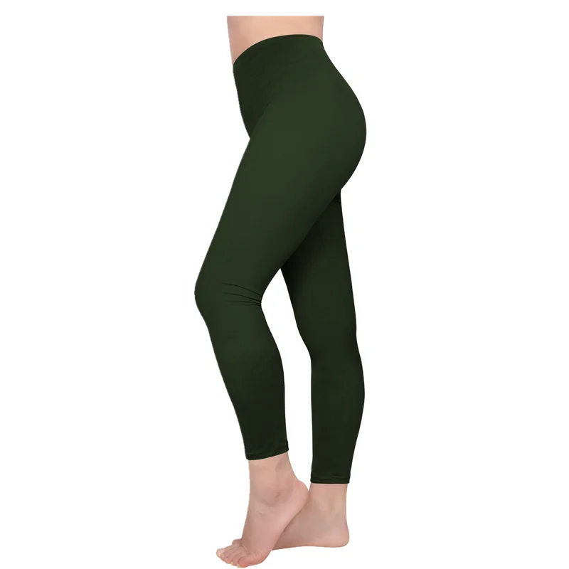 Calça legging sem costura feminina, esportiva, push up, cintura alta, lisa, fitness, para academia, com elástico, para corrida, calças casuais 2020