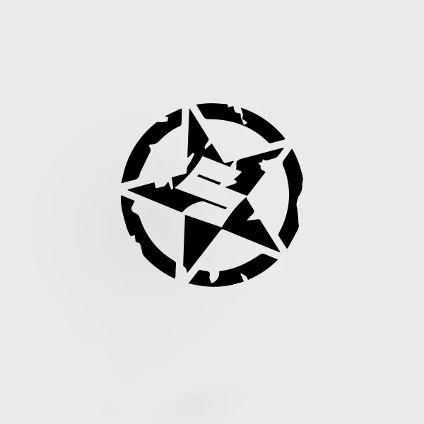 Waterproof Five-Pointed Star Body Car Styling Reflective Vinyl Sticker Refitting Exterior Decals for SUZUKI JIMNY Swift Etc