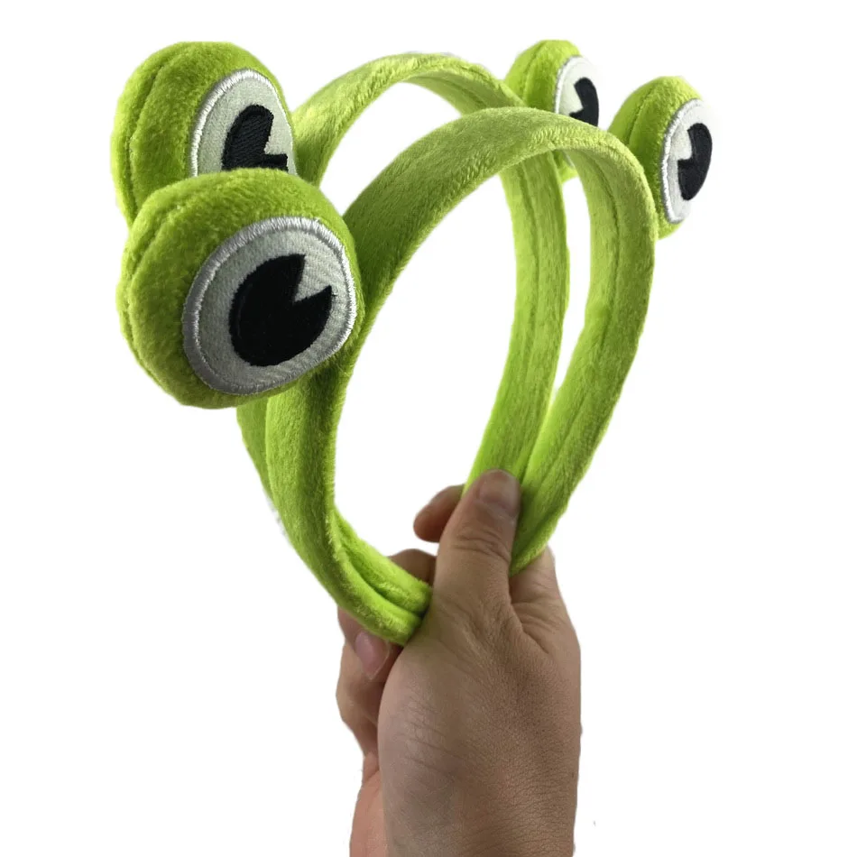 2021New Soft Funny Frog Makeup Headband For Women Elastic skincare Hair Bands Girls Cute Green Ears Hairband Fashion Accessories