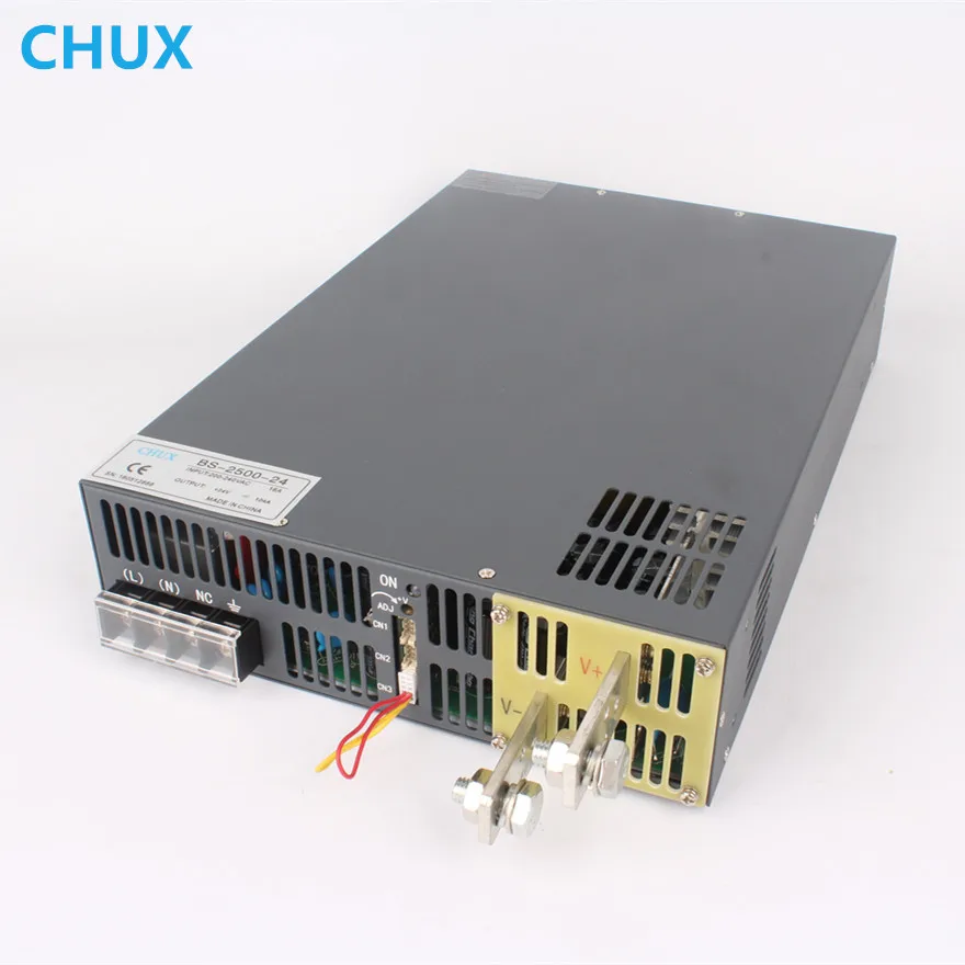 CHUX Ultrathin 2500W Switching Power Supply New 12V 15V 24V 36V 48V 60V 72V 80V 110V 200V Signal Control LED Transformer