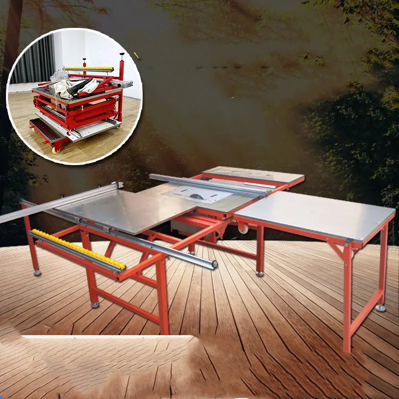 Table saw dust-free picture saw woodworking machinery saw table multifunctional sliding table woodworking saw table