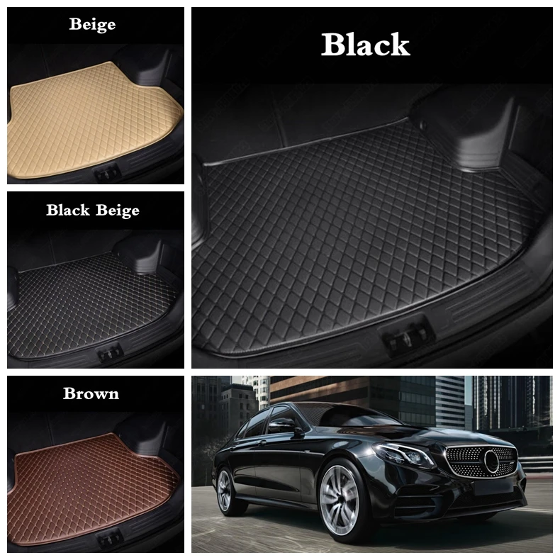 

Leather Custom Car Trunk Mats Boot Liners for Mercedes Benz E C ML GLK CLA CLS G GLS GLC GLA GLE GL S R A B CLK SLK AMG Class