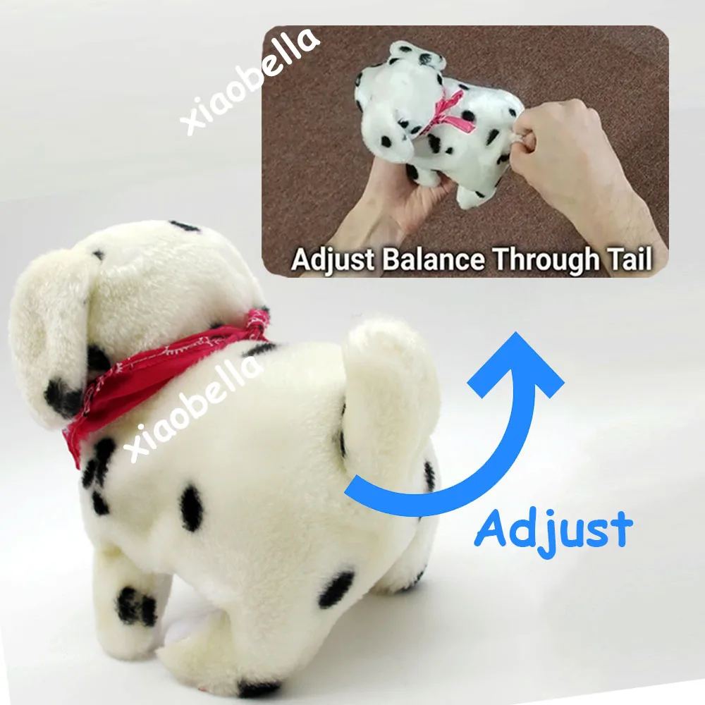 Flip Over Puppy Battery Powered  Little PIush Puppy Dog Somersaults Barks Sits Walk Tail-Wagging Electronic Pets Birthday Gifts