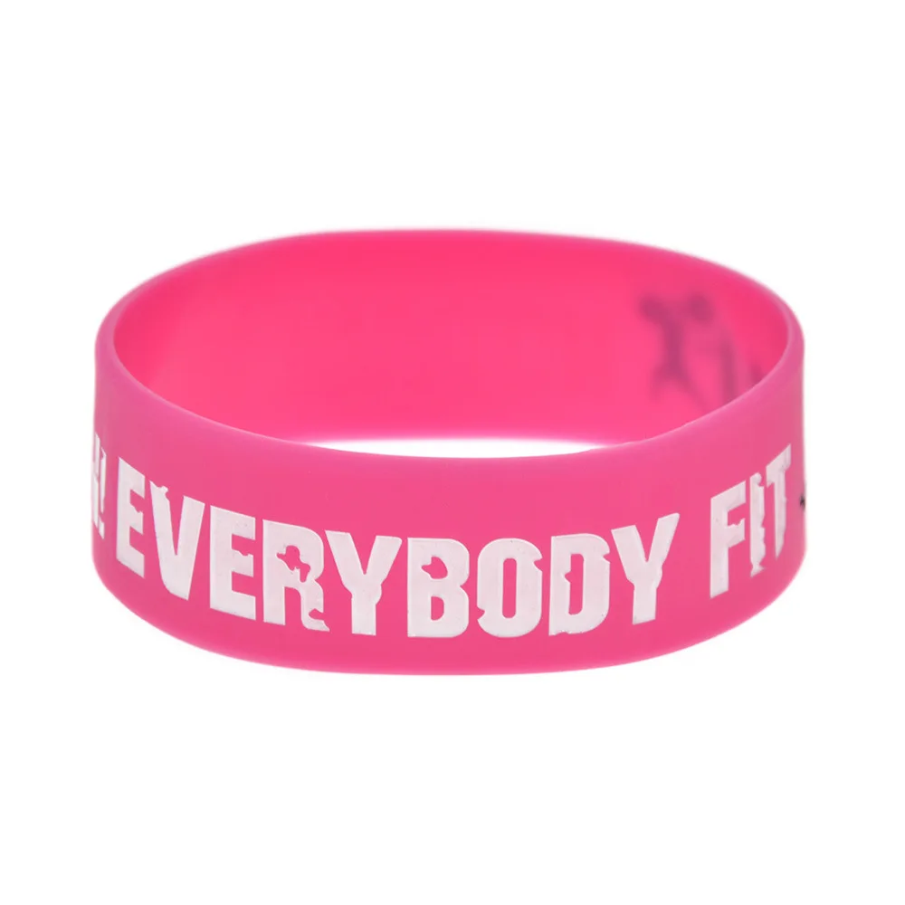 Fashion Everybody Fit No Pain No Gain Silicone Bracelet Sports Bracelet with hot sale