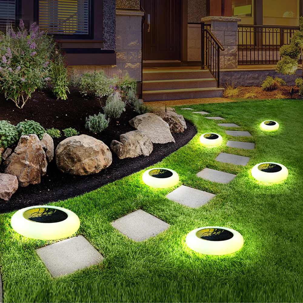 Grond Plug Solar Ground Licht Villa Tuin Gazon Lamp Outdoor Waterdichte Tuin Licht Tuin Decoratie Verlichting