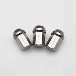 Jntitanti M14*1.5*35 Silver full hex Light weight Gr5 titanium lug nut with close end