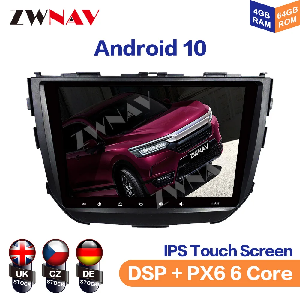 Car Android10 8 Core GPS Navigation Multimedia Player For Suzuki Vitara Breeza 2015+ Auto Radio Stereo Head Unit No DVD Player