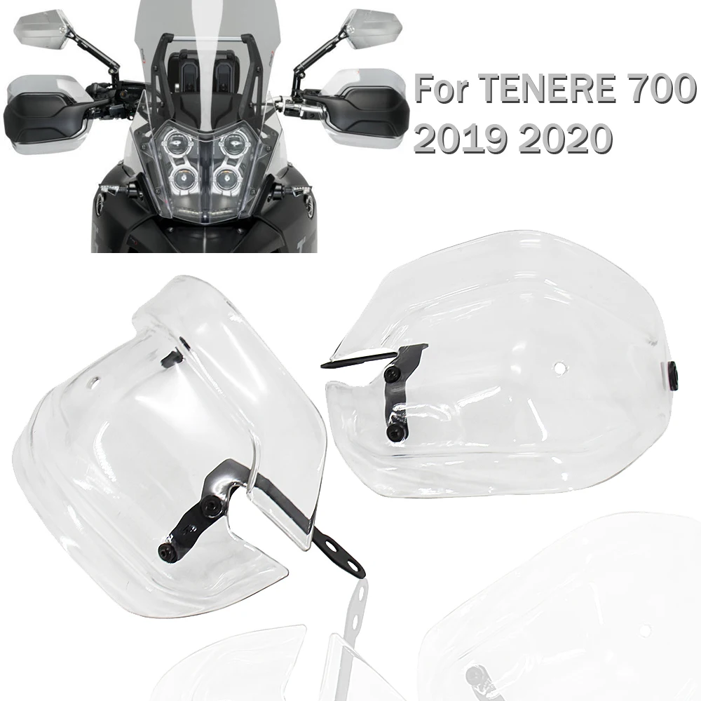 2019 2020 new For YAMAHA TENERE 700 Tenere700 Transparent Handguard Hand shield Guard Protector Windshield accessories