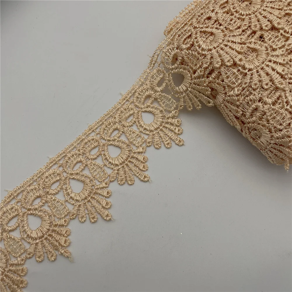 Hot sale 15yards Venise Lace trim wedding DIY crafted sewing polyester lace  wholesale  4.5cm