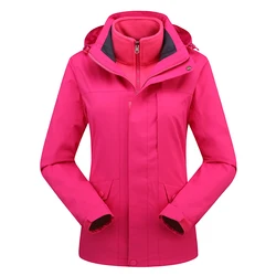 Veste de Ski imperméable Double couche pour femme, vêtement d'extérieur pour faire du Snowboard ou de l'escalade, nouvelle collection hiver 2020