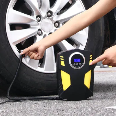 120W Car Air Compressor DC 12V Digital Tire Inflator Air Pump 150 PSI Auto Air Pump for Car Motorcycle LED Light Tire Pump