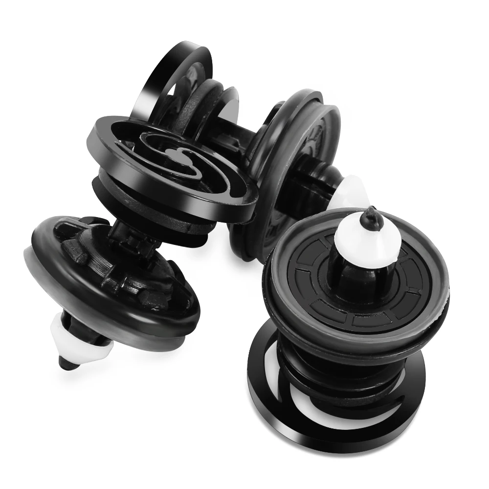 30x clipes de cartão de painel de guarnição de porta interior para audi a4 a6 vw touran tiguan golf passat polo carro plástico rebites fixadores.