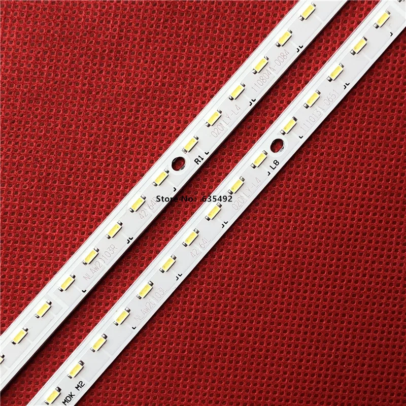 Tira de luces LED de retroiluminación, accesorio para NLAW20103R NLAW20103L 42Y64R 42Y64L 42F102 TX-L42E30B TH-L42E30W L42E30K TX-L42E31B, 10 unidades