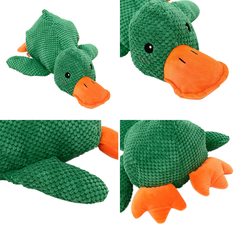 HOOPET Dog Sleeping Toy Duck Chew Sounding Toy for Small Medium Large Dogs Outdoor Interactive Pet Training Toy Dog Accessories