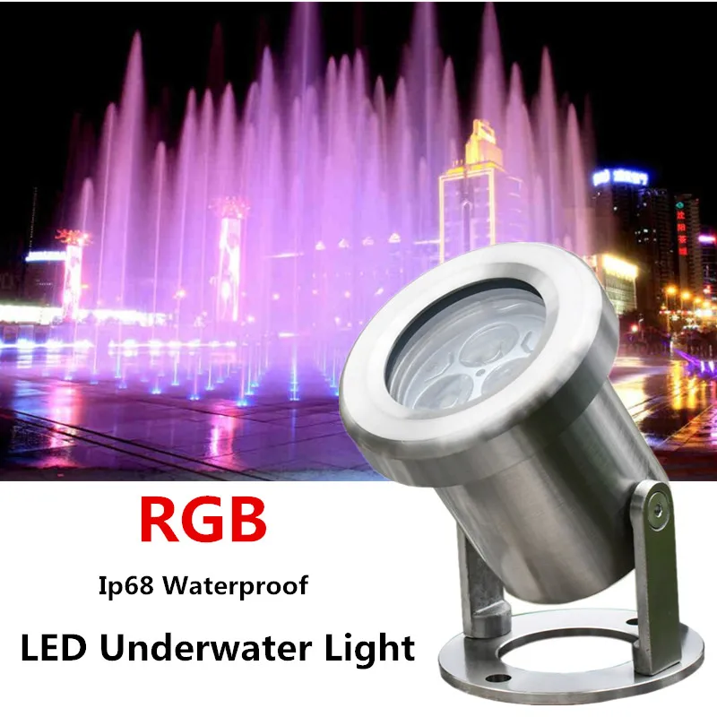 

Pool Light Led Fish Tank Lamp Landscape Pond Backlight Waterfall Pool Fountain Lights Underwater Led Stainless Steel Waterfall