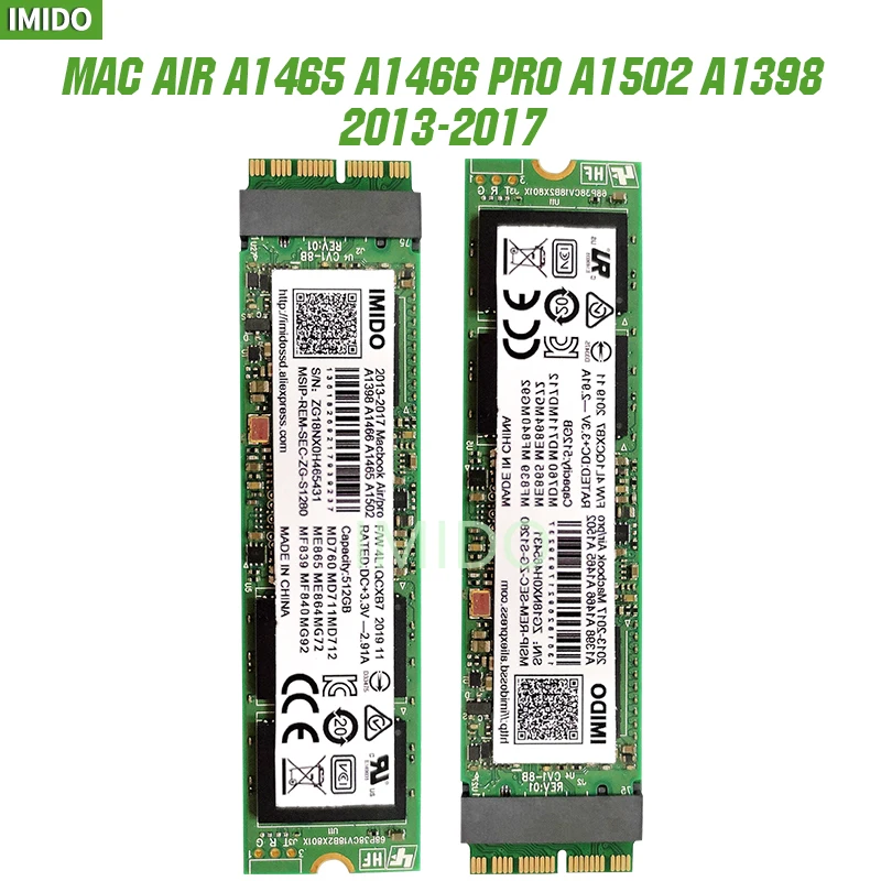 NOWY dysk SSD 128G 256G 512G 1TB 2TB do Macbook Air/imac PRO 2013 2014 2015 A1465 A1466 A1502 A1398 mini dysk półprzewodnikowy