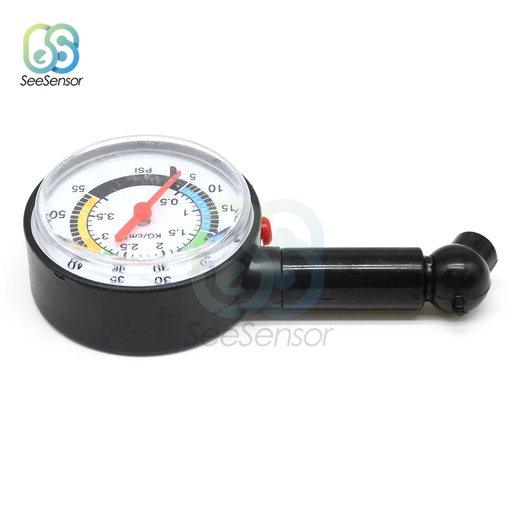 Car Tyre Tire Pressure Gauge For Car Auto Motorcycle Truck Bike Dial Meter Vehicle Tester Pressure Tyre Measurement Tool