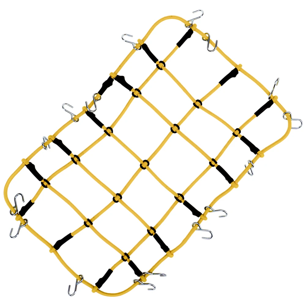 Rete per bagagli elastica per auto da arrampicata di simulazione 1/10, corda di gomma per parti di automobili RC D90 SCX10 90046 Traxxas TRx-4 KM2