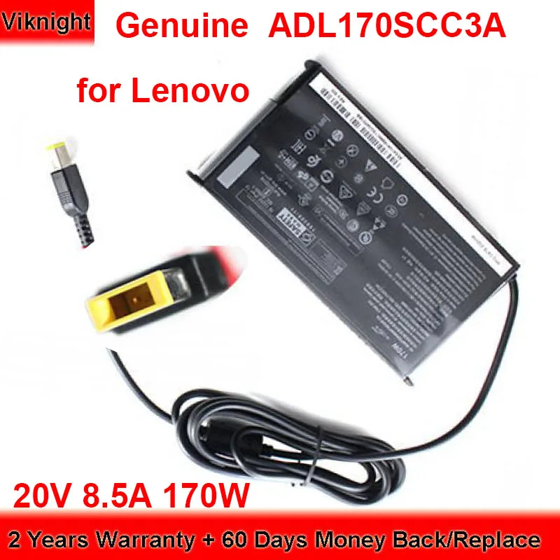 Genuine ADL170SCC3A 170W Charger 20V 8.5A AC Adapter for Lenovo LEGION 5-15ARH05 5 I5-10300H SA10R16882 T440P Y50-70 T540P