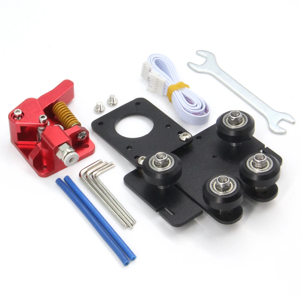 Upgrade Direct Dual / Single Gear Extruder Support Kit,Easy Print Flexible Filament for Ender 5/Ender 5Pro/ Ender 5 Plus