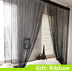 Stripe Perspective Straight Line Partition Tube String Curtains For Living Home Decor Wedding Hotel 1*2m 3x3m French Window