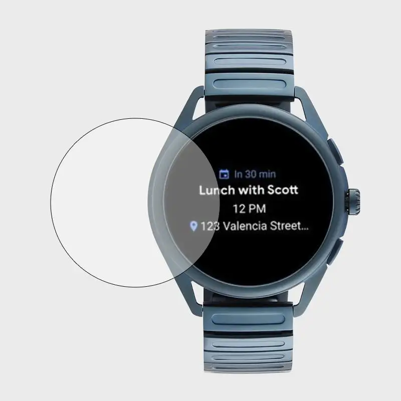 Película protectora transparente de vidrio templado para reloj inteligente, cubierta protectora de pantalla LCD, Emporio Armont 3 2019