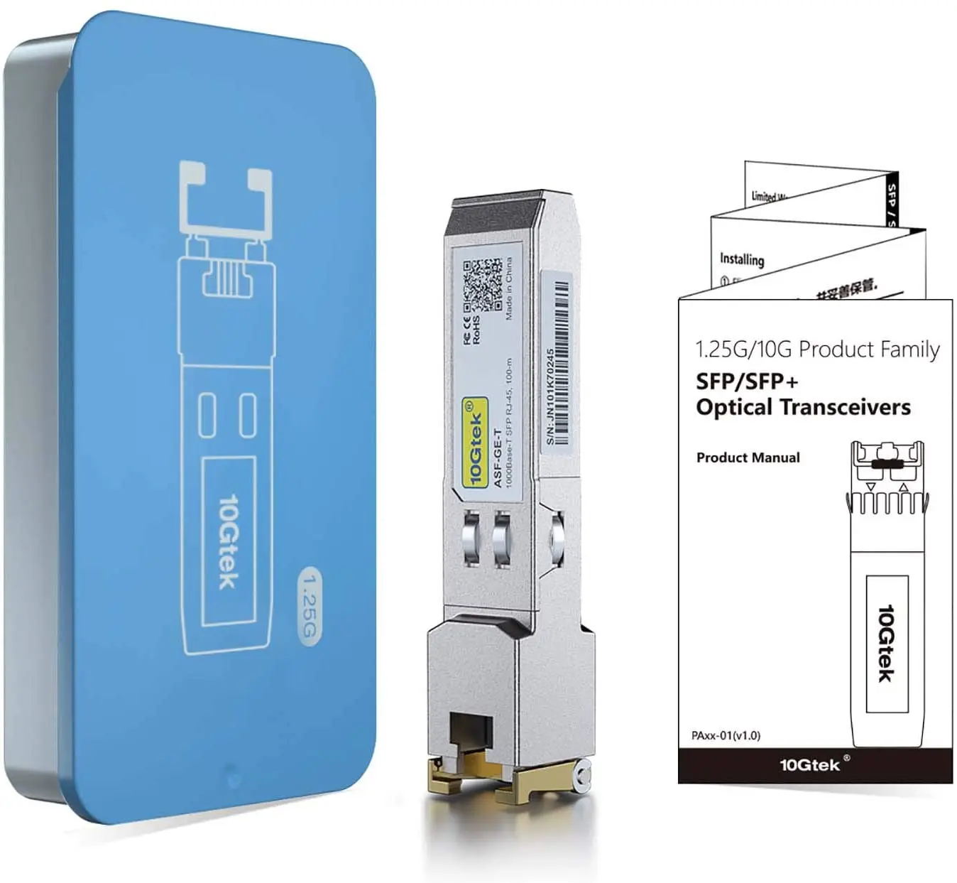 Imagem -02 - Sfp-t Sfp do Cobre de 1000base-t Sfp a Rj45 Sfp Compatível com Cisco Glc-t Sfp-ge-t Meraki Ma-sfp1gb-tx Bloco de 1.25g