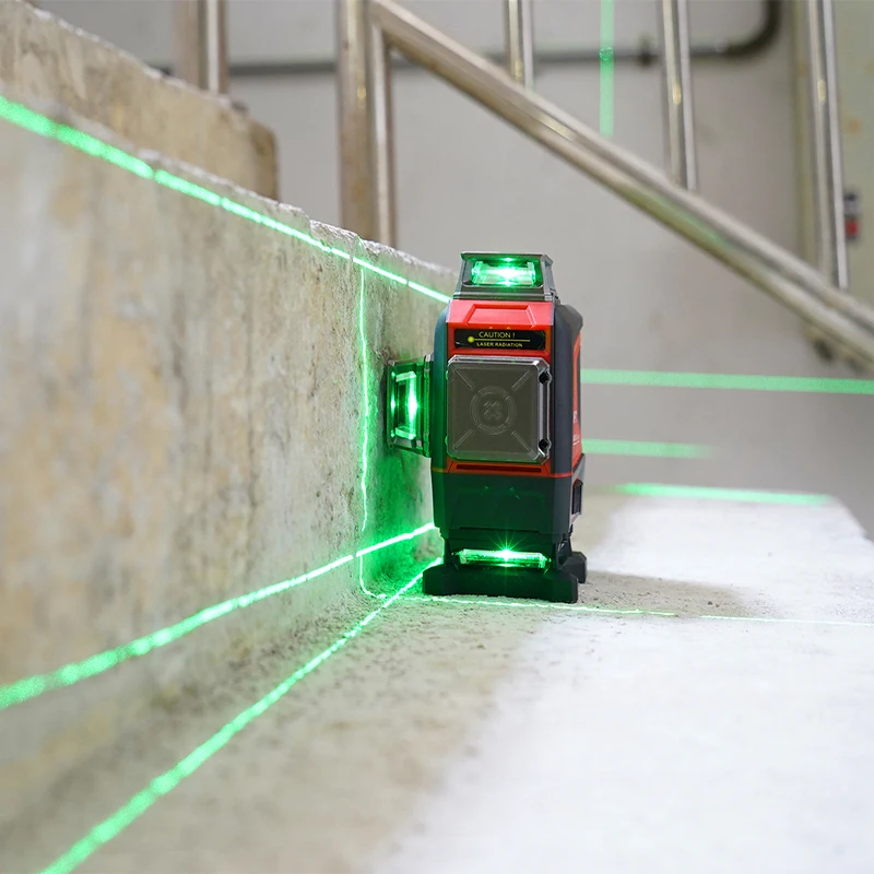 UNI-T Laser Level 16 Lines 4D Green Horizontal And Vertical Cross Lines With Auto Self-Leveling Indoors and Outdoors Laser Level