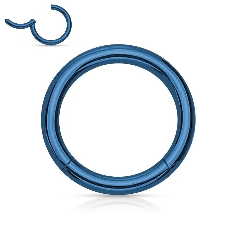 1PCS Surgical Steel Septum Piercing Clicker Jewelry 16G Nose Hoop Piercing Lot Labret Cartilage Helix Piercing Hoop Segment Ring