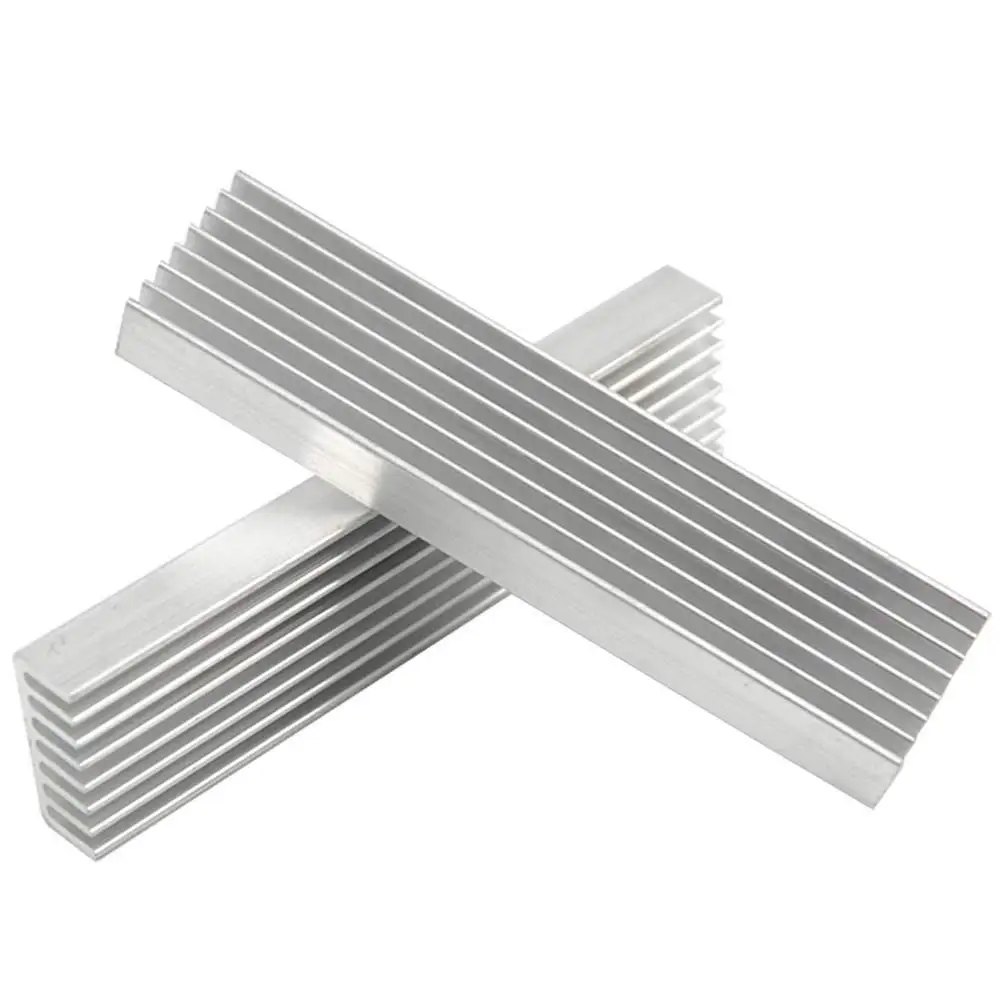 30PCS 100x25x10mm Radiator Aluminum Heatsink Extruded Heat Sink for LED Electronic Heat Dissipation Cooling Cooler