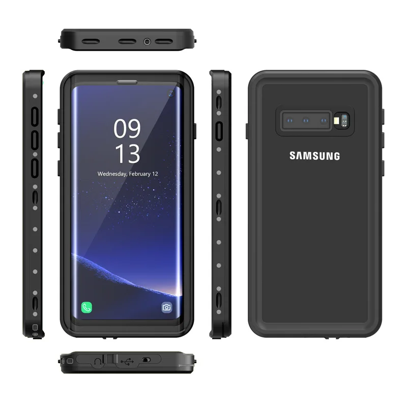 For Samsung S10Plus  S10 5G Waterproof case 360 Protect IP68 Note9 Samsung Galaxy Note 9 Cover for Samsung S9 Etui S10e Coque