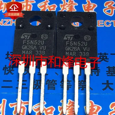 

Original New 5PCS/ STF5N52U F5N52U 5N52 4.5A 525V TO-220F TO220F