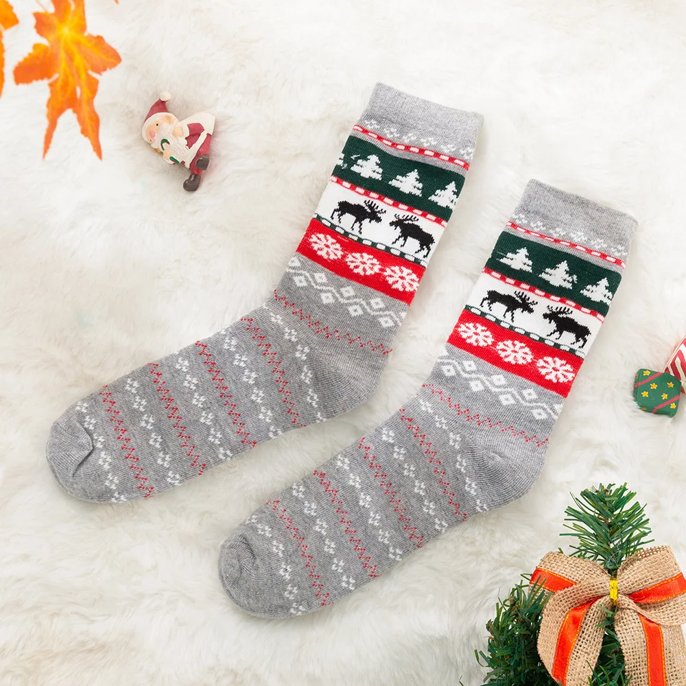 2020 New Geometric Checkered Socks Autumn and Winter Adult Plaided Socks Christmas Men and Women Hip Hop Cotton Socks