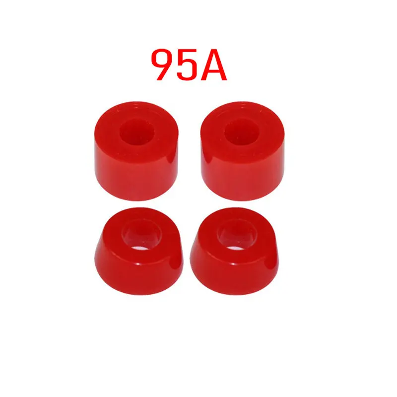 Skateboard Damping Pad Double Tilt Skateboard Trucks Pu Gasket Shock Pad Fish Plate Accessories High Elastic 95A pu Bushings