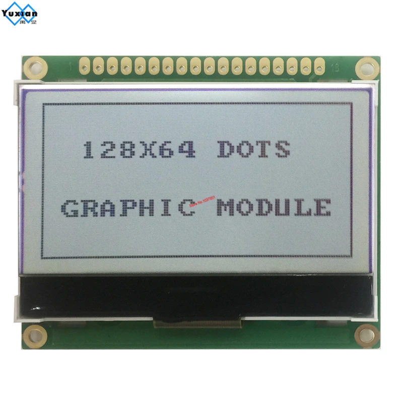 Instrumento Handheld com exposição do LCD, COG 128x64, 2,6 dentro, SPI, ST7565P, LG12864T