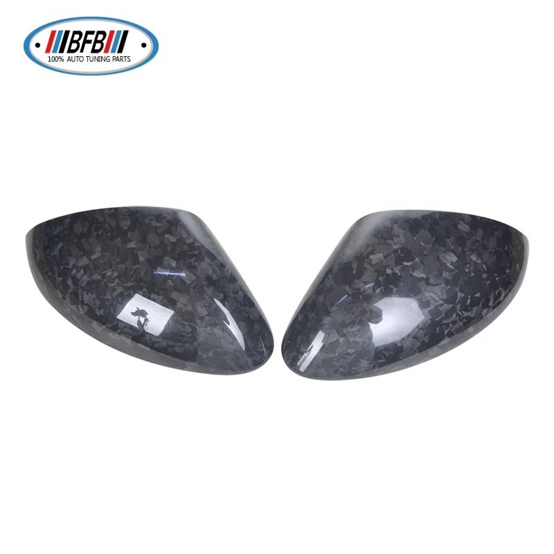 

BFB 2PCS Rear view Mirror Cover Sticker Mirror shell Forge Real dry Carbon add on style For Alfa Romeo Stelvio SUV 17-18