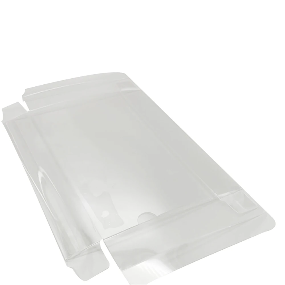 Clear transparent PET box cover For SFC EU Japan version game card   storage protection  collection box