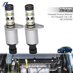 2x 55567050 Camshaft Control Cam Solenoid Valve For Chevy Trax Tracker Sonic Aveo Pontiac G3 Opel Vauxhall Zafira B C 1.6L 1.8L