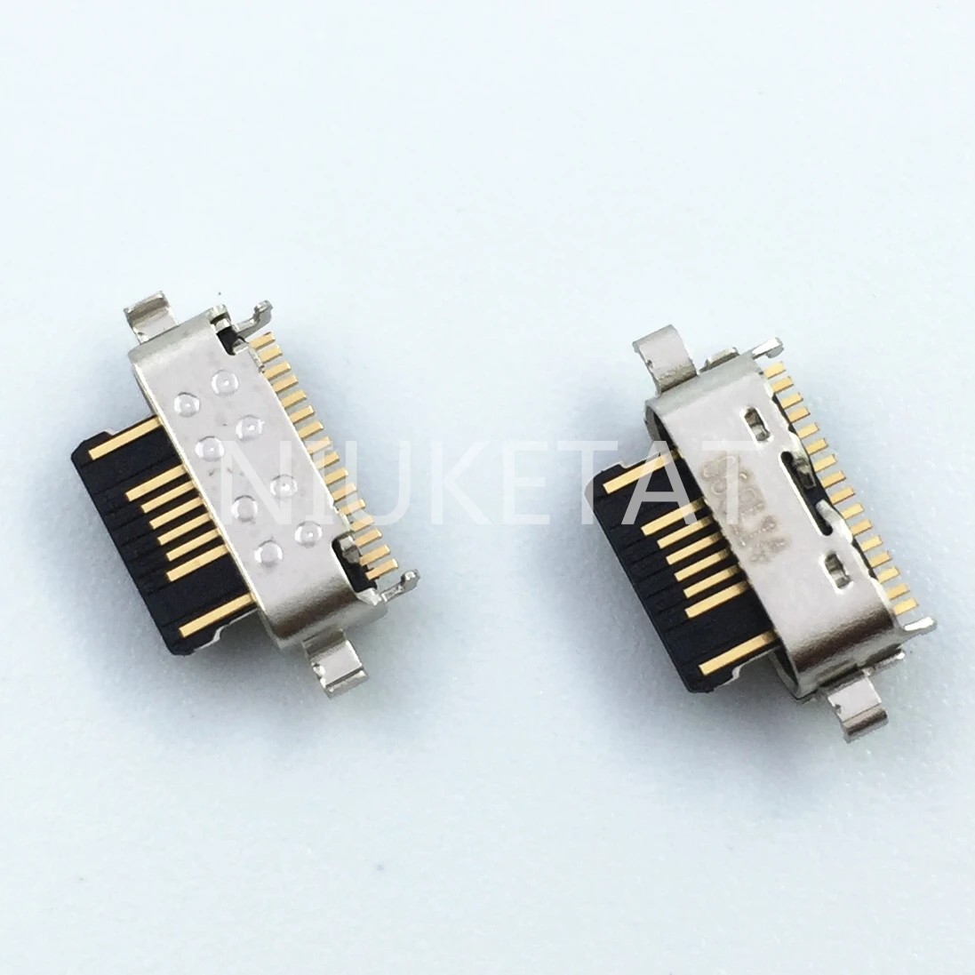 100pcs Micro USB 5Pin Jack Connector socket Data charging port tail plug Flex Cable For Motorola Moto G7 power play G8 PLUS port