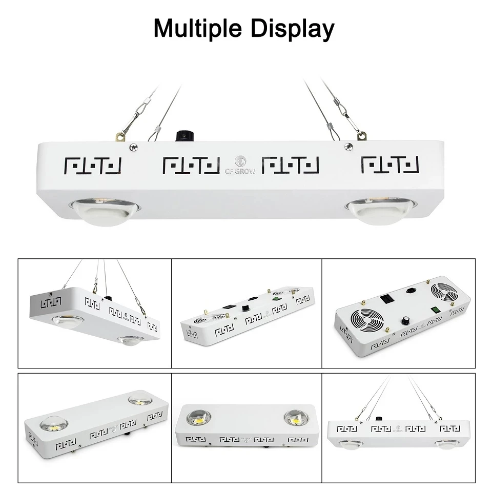 CXB3590 spektrum penuh 200W 3500K COB LED lampu tumbuh cahaya dalam ruangan hidroponik lampu Panel pertumbuhan tanaman pencahayaan