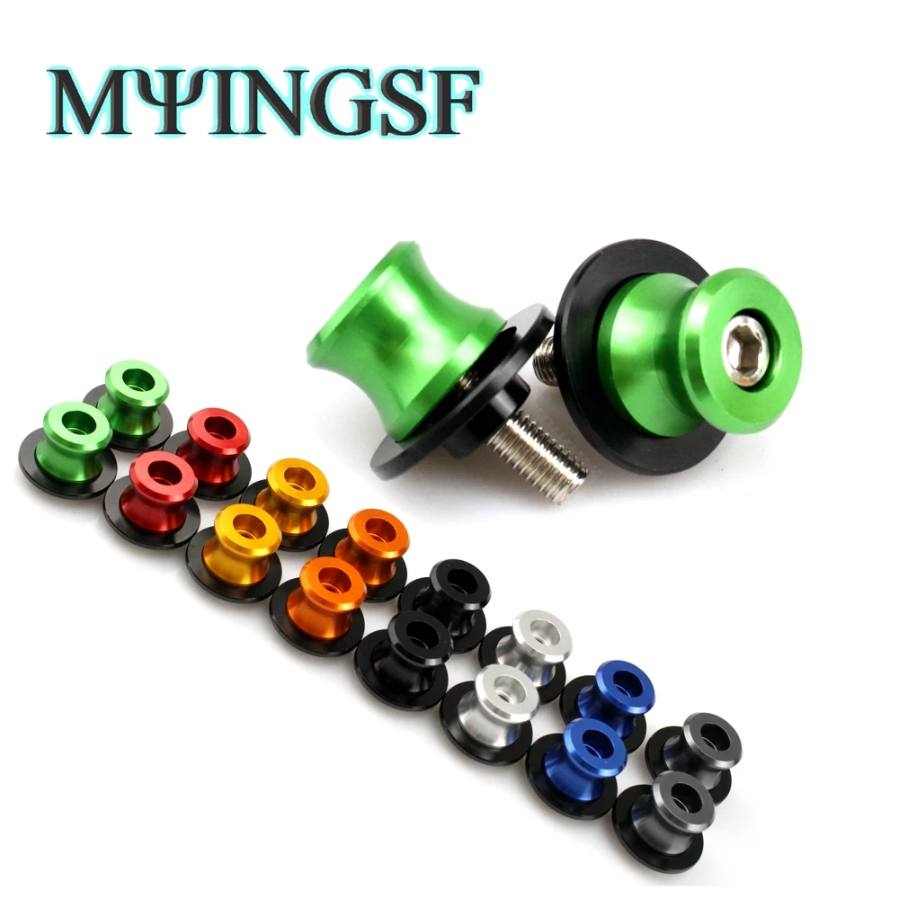 

Swingarm Spools Slider For KAWASAKI ZX6R ZX9R ZX10R ZX12R ZX14R NINJA 250R 300 400 650/R Motorcycle Accessories Stand Screw M10