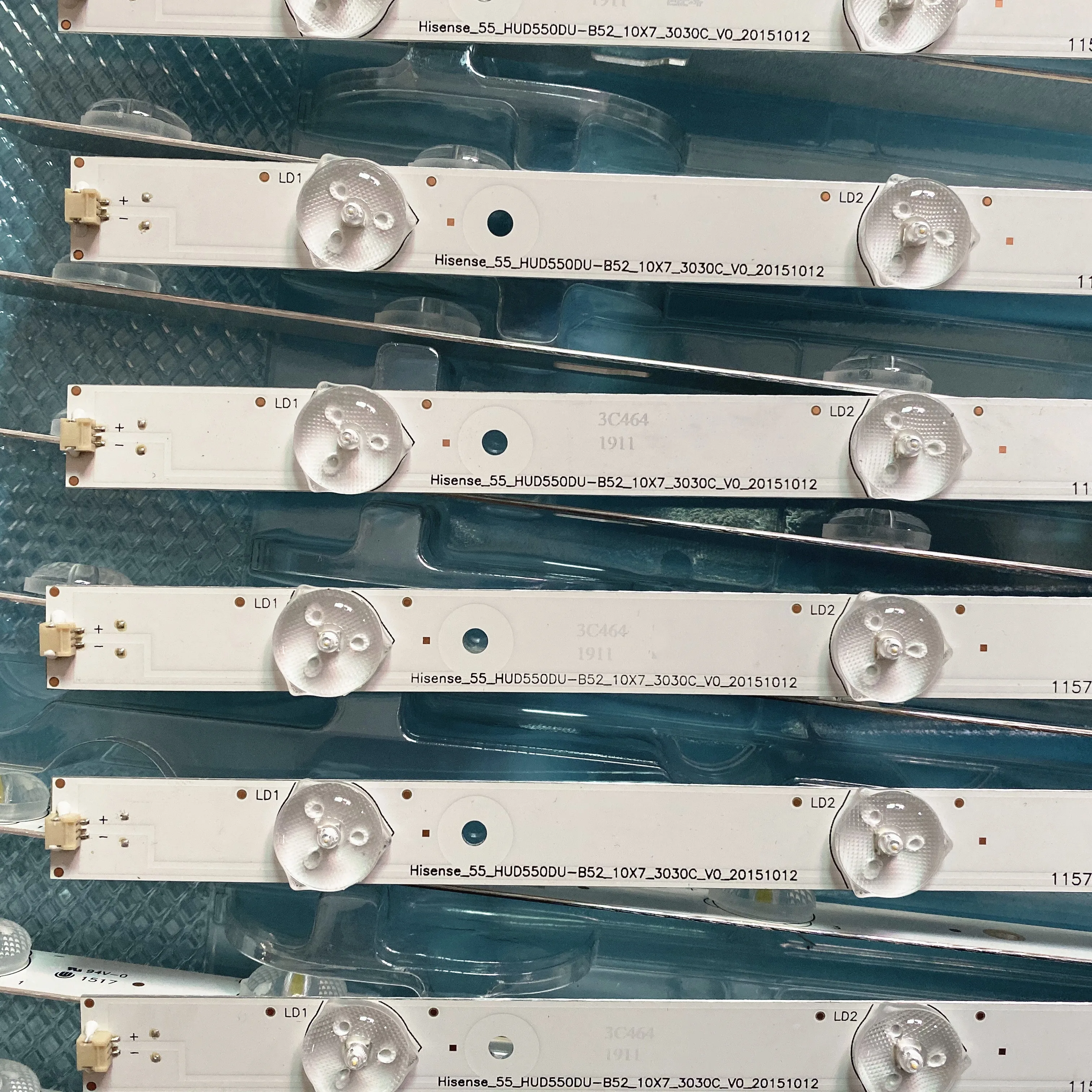 الأصلي LED الخلفية H55m3300 55H8C HD550DU-B52S1 55 HD550DU B52 10X7 3030C V0 H55mec3050 Hd550du-b5 HD550DU-B52