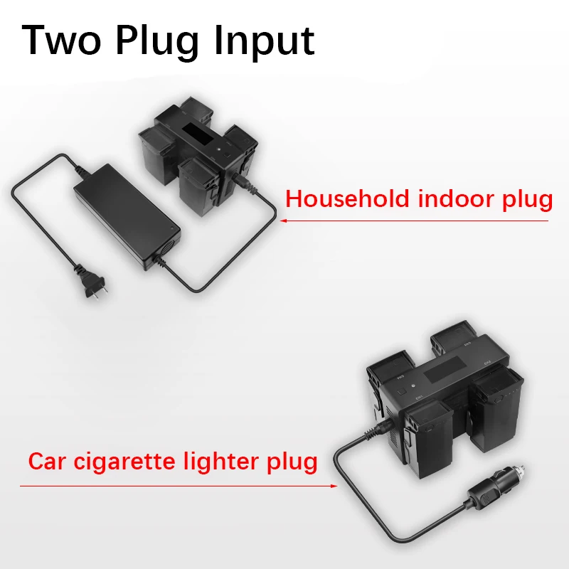 Per DJI Mavic Air Drone batteria 5 IN 1 bilancia multifunzione Display digitale caricabatterie per casa Hub accessori per caricabatterie per auto