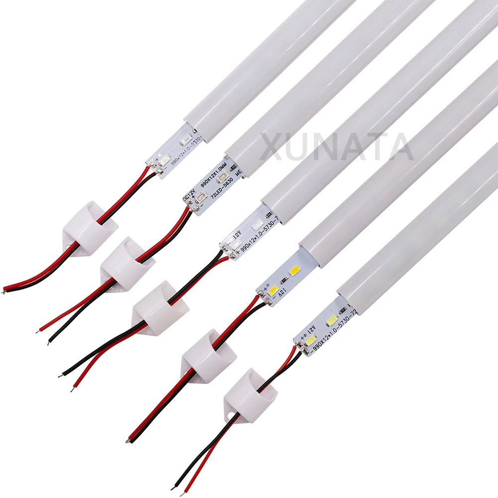 Drążek LED DC12V 72 leds/pc 0.5 m/sztuka wodoodporny zewnętrzny zimny biały/ciepły biały LED sztywna listwa 5730 5630 LED Strip