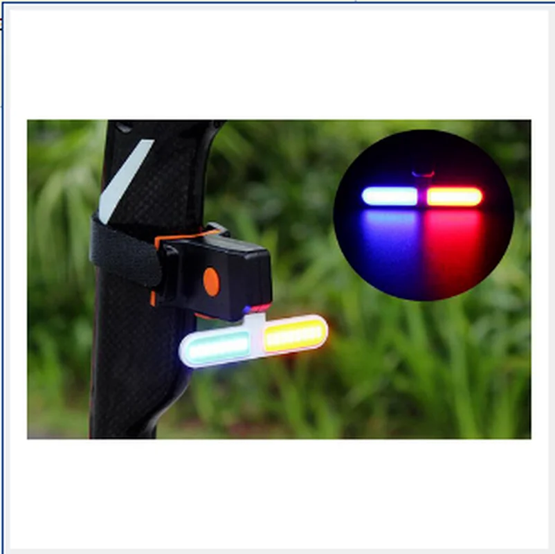 Multi Lighting Modes Bicycle Light Led Bike Light Flash Tail Rear Bicycle Lights for Mountains Bike Seatpost USB Rechargeable