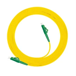 Cable de conexión de fibra LC APC, cable de conexión, Simplex, modo único, puente de PVC, 1m, 2M, 3M, 5m, 10m, 20m, 30m, 2,0mm, 3,0mm