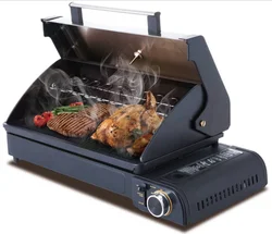 Outdoor Gas Cylinder Smokeless Barbecue Oven, Portable Canned Gas Bbq Grill, Turkish Meat Roasting Roaster Machine