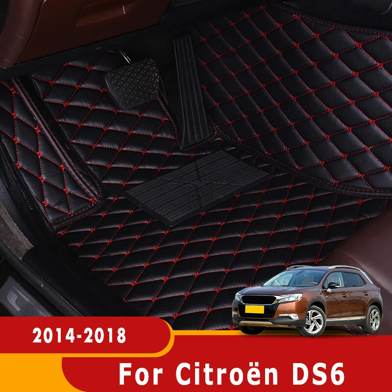 For Citroën Citroen Citro_n DS6 DS 6 2018 2017 2016 2015 2014 Car Floor Mats Auto Carpets Floorliners Pedals Automobiles